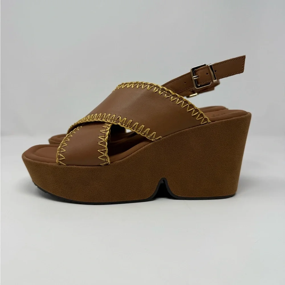 NWOT Naked Feet Tofino Heeled Sandals Size 8.5